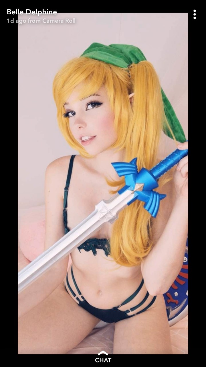 Belle Delphine Link Cosplay Nude Photos Leaked (1)
