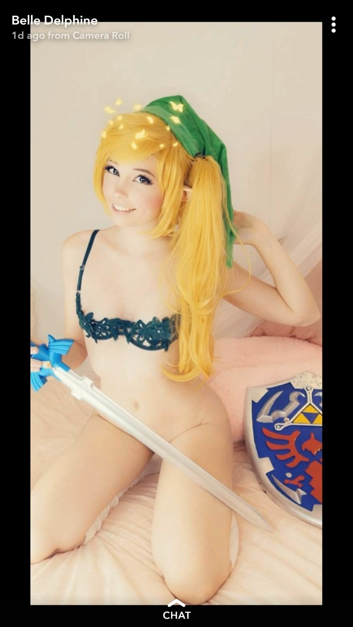 Belle Delphine Link Cosplay Nude Photos Leaked (17)