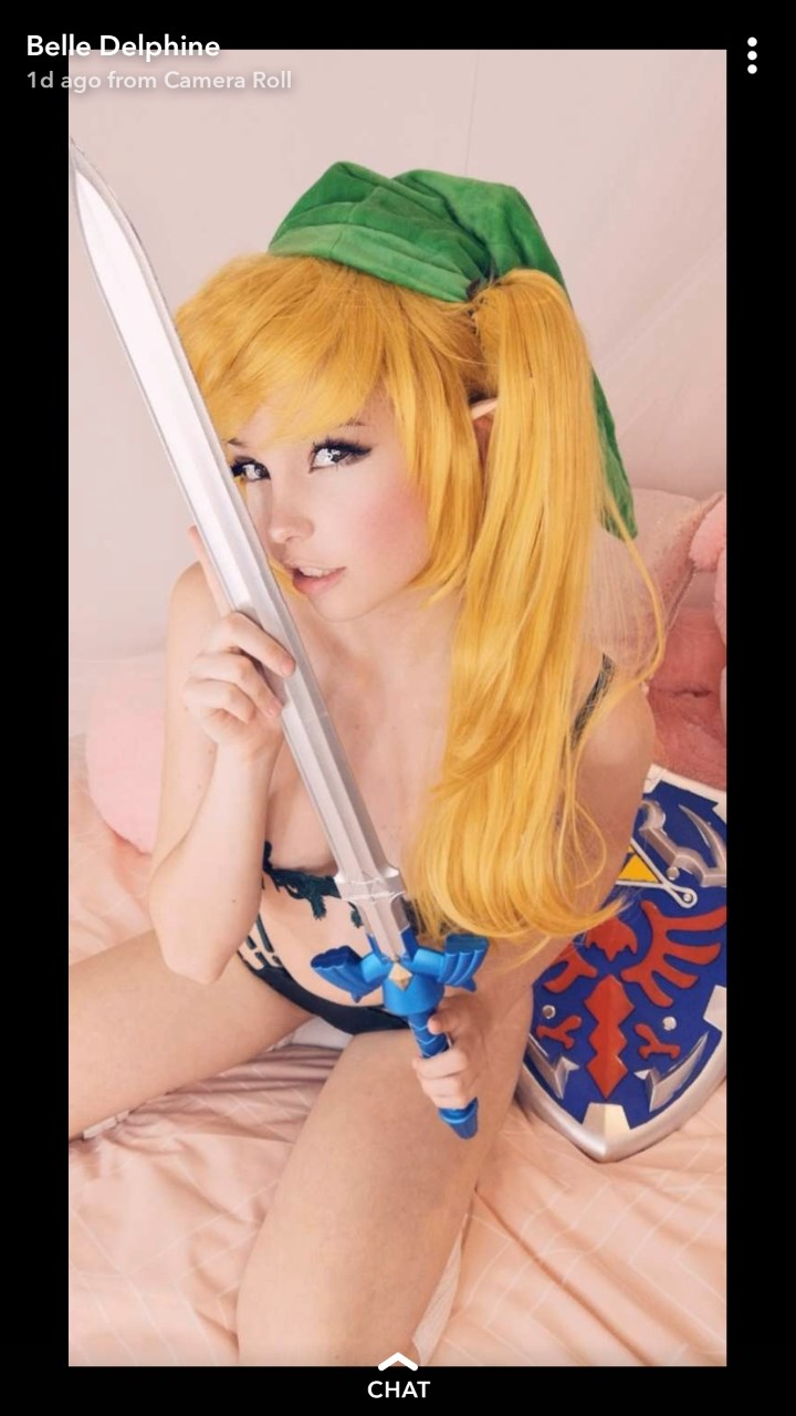 Belle Delphine Link Cosplay Nude Photos Leaked (23)