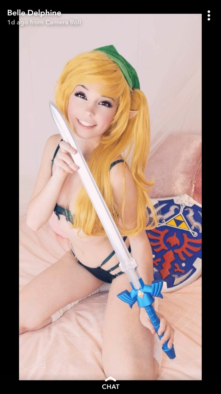 Belle Delphine Link Cosplay Nude Photos Leaked (26)