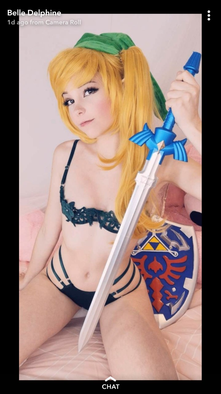 Belle Delphine Link Cosplay Nude Photos Leaked (27)